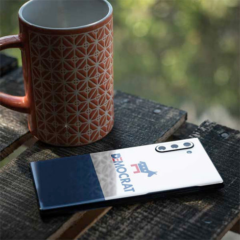 Democrat Blue And Red Galaxy Note 10 Skin